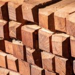 Poste Quebracho Colorado 2,20 CUADRADO 4"x4"